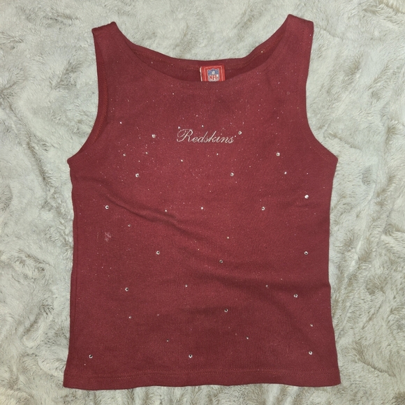 Vintage Y2K Washington Redskins Commanders Bedazzled Tank Top - Medium - Picture 1 of 6